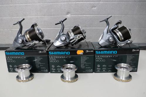 3x Shimano Ultegra CI4 XSA 14000, Watersport en Boten, Hengelsport | Karpervissen, Zo goed als nieuw, Molen, Ophalen of Verzenden