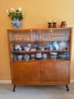 Nu €210. Vintage teakkast, jaren 60, Huis en Inrichting, Kasten | Dressoirs, Ophalen, Vintage jaren 60, Gebruikt, 100 tot 150 cm