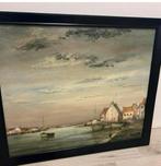 Klassiek Havengezicht Schilderij, Ophalen of Verzenden