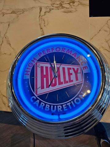 Holley Carburetion Neon klok beschikbaar voor biedingen