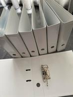 7 Witte A4 Ordners (75mm) - incl insteekhoezen!, Diversen, Ophalen of Verzenden, Zo goed als nieuw