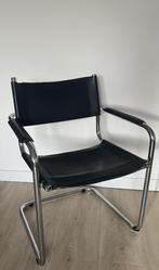 Mart Stam - stijl zwarte stoel, Ophalen, Zo goed als nieuw, Zwart, Eén
