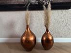 2 prachtige bronzen vazen, Ophalen, Overige materialen, Overige kleuren, Zo goed als nieuw