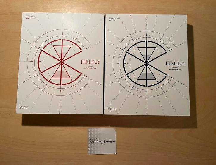 Cix hello chapter 3: hello strange time albums compleet, Verzamelen, Muziek, Artiesten en Beroemdheden, Zo goed als nieuw, Cd of Plaat
