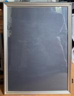 Houten, zilverkleurige lijsten, Ophalen, Gebruikt, 75 cm of meer, 50 tot 75 cm
