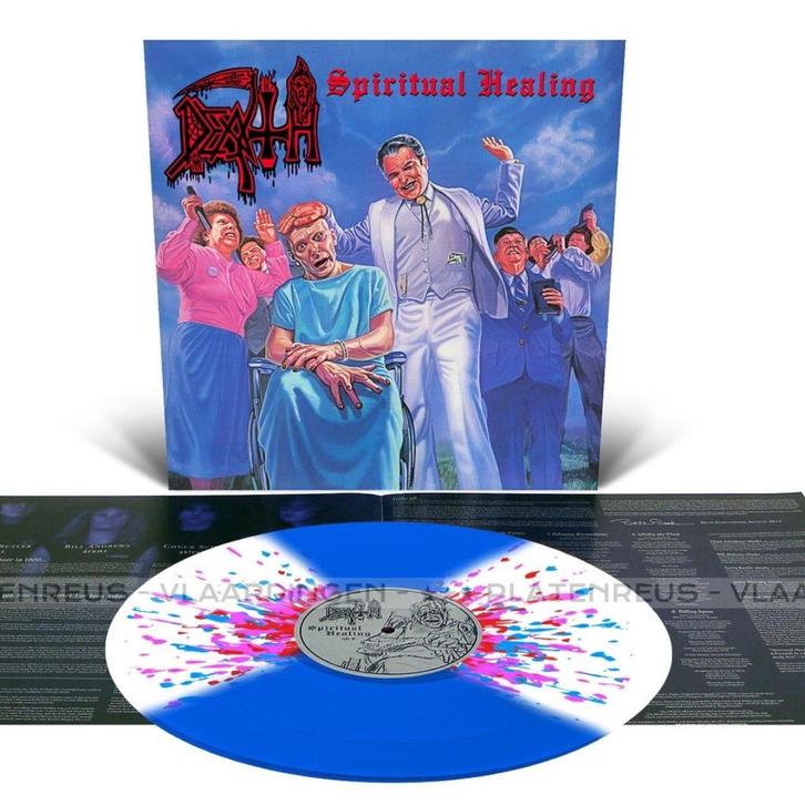 LP Death – Spiritual Healing * Nieuw * Butterfly Splatter, Cd's en Dvd's, Vinyl | Hardrock en Metal, Nieuw in verpakking, Ophalen of Verzenden