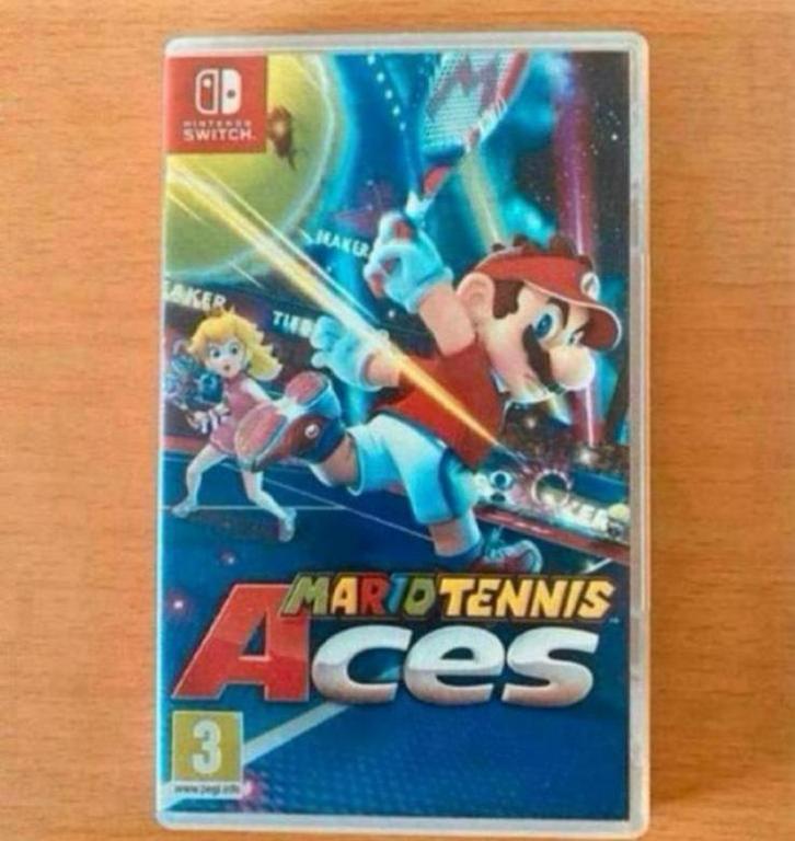 Mario tennis aces, Spelcomputers en Games, Games | Nintendo Switch, Zo goed als nieuw, Sport, 3 spelers of meer, Vanaf 3 jaar