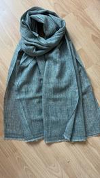 Kasjmier Sjaal Nepal - Handgeweven Grijs 70x180, Ophalen of Verzenden, Nieuw, Sjaal