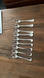 Verzilverde theelepels Hollands glad, Ophalen of Verzenden, Zo goed als nieuw, Zilver