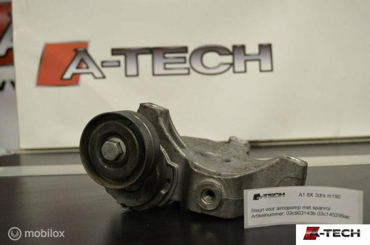 Aircopompsteun  Audi A1  8X 1.4 TFSI 03c903143b, Auto-onderdelen, Airco en Verwarming, Volkswagen, Gebruikt, Ophalen of Verzenden