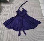 Halter jurk, Ophalen of Verzenden, Zo goed als nieuw, Zwart, Onder de knie