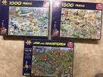 3 x jan van haasteren., Hobby en Vrije tijd, Denksport en Puzzels, Ophalen of Verzenden, 500 t/m 1500 stukjes, Zo goed als nieuw