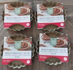 8 taart/quiche vormpjes, Ophalen of Verzenden, Nieuw, Taarten