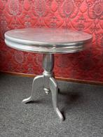 Ronde metalen salontafel, Huis en Inrichting, 50 tot 100 cm, 50 tot 75 cm, Rond, Ophalen of Verzenden
