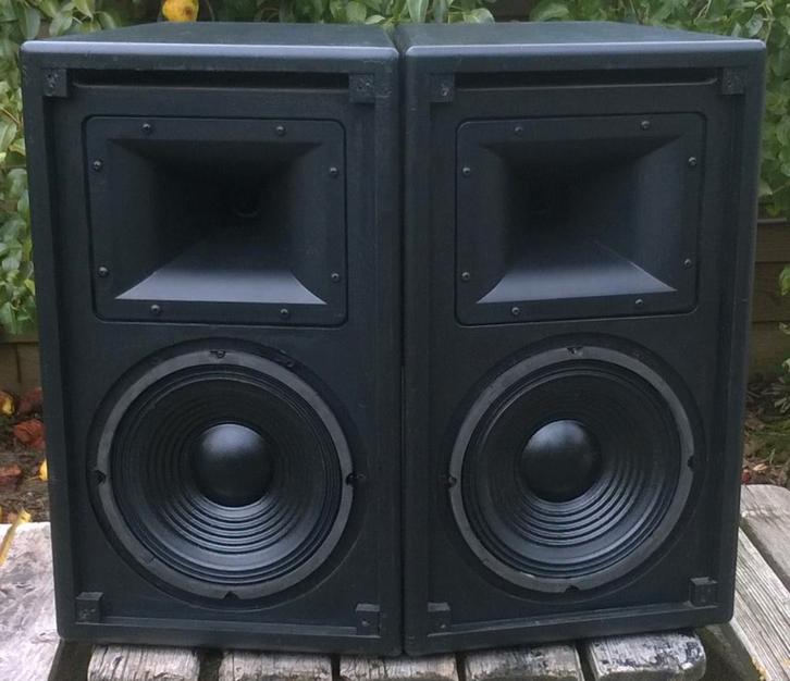 Luidsprekers 8 inch 100 - 200 Watt 2 stuks, Audio, Tv en Foto, Luidsprekers, Refurbished, Front, Rear of Stereo speakers, 120 watt of meer