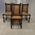 Set ( 4)  'Barley Twist'' sierlijke eiken eetkamer stoelen, Ophalen