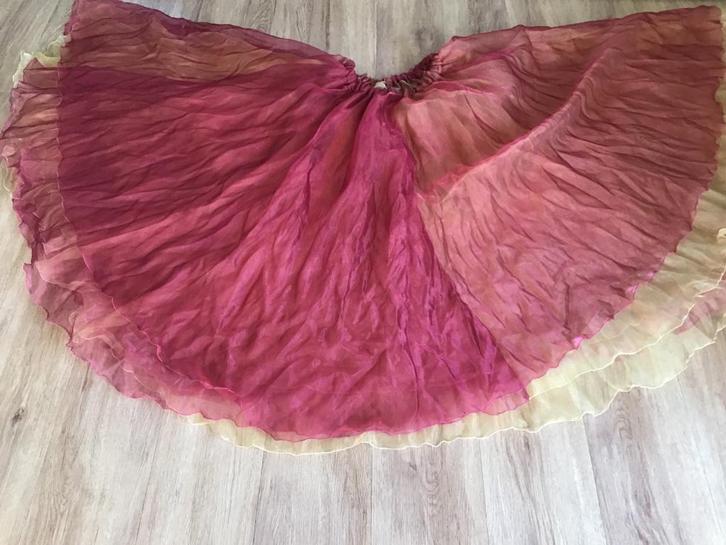 Organza, Hobby en Vrije tijd, Stoffen en Lappen, Zo goed als nieuw, Overige materialen, 120 cm of meer, 30 tot 200 cm, Roze, Ophalen