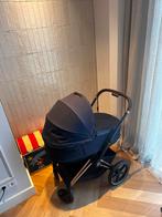 Cybex Priam kinderwagen en reiswieg Rose Gold Navy Blue, Gebruikt, Combiwagen, Met reiswieg, Ophalen