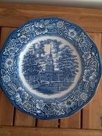 mooie antieke Delfts blauwe bord, Antiek en Kunst, Antiek | Servies los, Ophalen