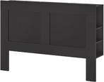 Brimnes hoofdeind zwart ikea 140 cm, Huis en Inrichting, Slaapkamer | Bedden, Ophalen, Zwart, Tweepersoons, 140 cm