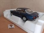 Alfa Romeo 2000 GTV 1973 Blauw-Metallic van Norev HQ 1:18, Hobby en Vrije tijd, Modelauto's | 1:18, Auto, Norev, Ophalen of Verzenden