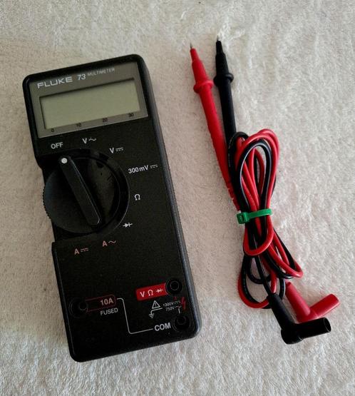 Fuke 73 Multimeter met meetpennen, Doe-het-zelf en Verbouw, Meetapparatuur, Zo goed als nieuw, Multimeter, Ophalen of Verzenden