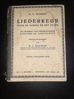 G.C. Weeren, Liederkeur voor de school en het leven, Antiek en Kunst, Ophalen of Verzenden