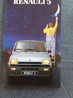 folder Renault 5 - Nederlands, Ophalen of Verzenden, Zo goed als nieuw, Renault