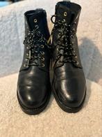 Zwarte biker boots, maat 39., Kleding | Dames, Schoenen, Gedragen, Ophalen of Verzenden