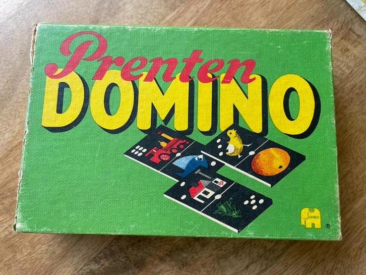 Oer-Domino van Jumbo: Nostalgie uit de Fifties! (No 101), Hobby en Vrije tijd, Gezelschapsspellen | Overige, Gebruikt, Drie of vier spelers