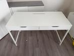 Witte Bureau met Lades, Ophalen of Verzenden, Zo goed als nieuw, Bureau