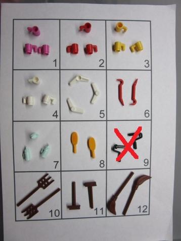 L373 LEGO MINIFIG ACCESSOIRES FRIENDS KOPJE BEZEM KOEVOET beschikbaar voor biedingen