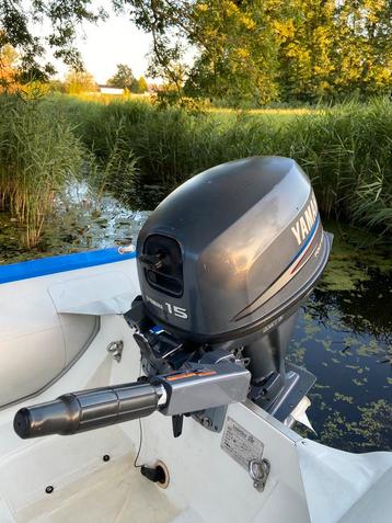 Buitenboordmotor 15pk yamaha 4 takt. MOET NU WEG! beschikbaar voor biedingen