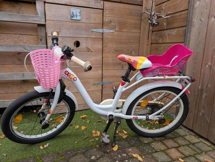 Scool Nixe kinderfiets, Fietsen en Brommers, Fietsen | Meisjes, Gebruikt, 18 inch, Handrem, Ophalen