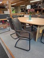 5 Nieuwe Armleuning stoelen Armin van H&H, antraciet, Ophalen, Nieuw, Metaal, Grijs