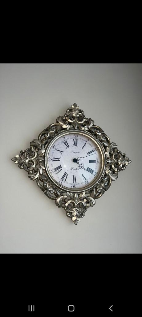 Mooie Wandklok - Decoratief en Tijdloos!, Huis en Inrichting, Woonaccessoires | Klokken, Gebruikt, Wandklok, Analoog, Ophalen