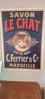 vintage karton reclame bord, Ophalen of Verzenden, Zo goed als nieuw