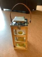 Lantaarn van hout, Ophalen, Zo goed als nieuw, Hout, Bruin