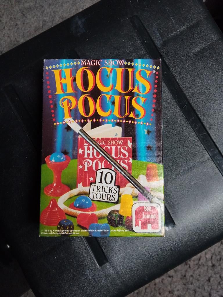 Hocus Pocus Magic Show - Vintage Goocheldoos, Ophalen of Verzenden, Gebruikt, Puzzelen