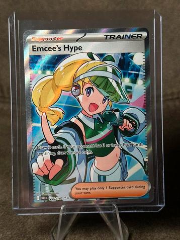 Emcee's Hype #220 220/182 (Pokemon Destined Rivals) beschikbaar voor biedingen