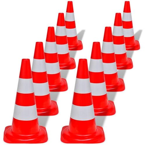 ACTIE | Verkeerskegel pylon pion 50 cm 10 stuks GRTS BEZORGD, Auto diversen, Auto-accessoires, Nieuw, Verzenden