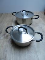 2 stuks Hema pannen / pannetjes gebruikt op gas, Huis en Inrichting, Keuken | Potten en Pannen, Ophalen of Verzenden, Gebruikt