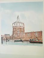 Litho Watertoren Rotterdam van Sieuwert, Ophalen of Verzenden