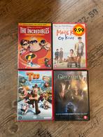 4 Kinderfilms: Incredibles, Mees Kees, Ted, Griezelbus, Cd's en Dvd's, Avontuur, Alle leeftijden, Boxset, Ophalen of Verzenden
