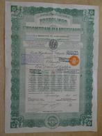 Obligatie 1000 gulden PROBOLINGO Stoomtram Ma. 1912, Postzegels en Munten, Aandelen en Waardepapieren, Ophalen of Verzenden, Voor 1920