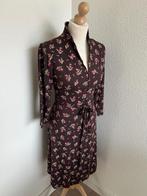 King Louie maat L bruine bloemetjes emmy jurk 2275, Bruin, Maat 42/44 (L), Ophalen of Verzenden, Zo goed als nieuw