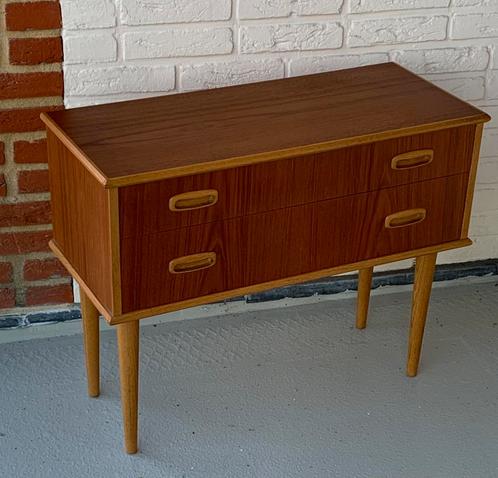 Vintage ladekastje Svensk Møbelindustri Deens design 1960s, Huis en Inrichting, Kasten | Ladekasten, Zo goed als nieuw, Minder dan 100 cm