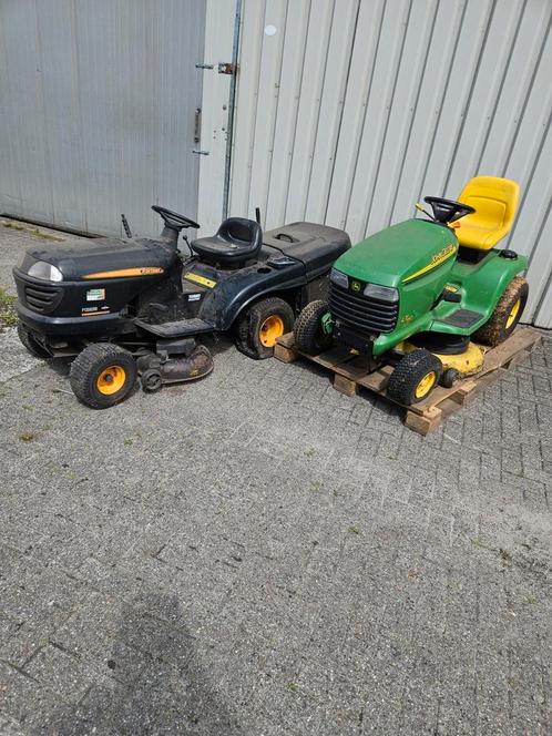 John deere lt 160  partner zitmaaier grasmaaier, Tuin en Terras, Zitmaaiers, Gebruikt, 90 tot 120 cm, Ophalen