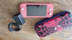 Nitendo switch lite - coral, Spelcomputers en Games, Roze of Coral, Gebruikt, Ophalen of Verzenden, Met beschermhoes of tas