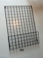 Zwart metalen tijdschriftenrek design, Verzenden, Zo goed als nieuw